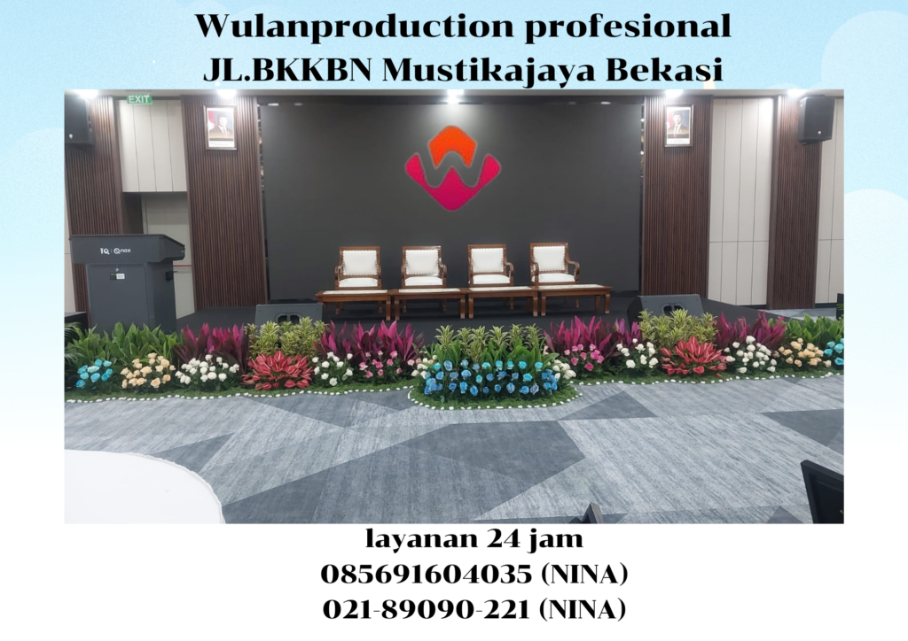 Rental Podium Backdrop Panggung Mini Garden Jatake