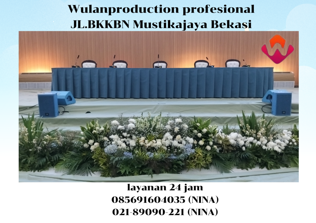 Rental Podium Backdrop Panggung Mini Garden Jatake