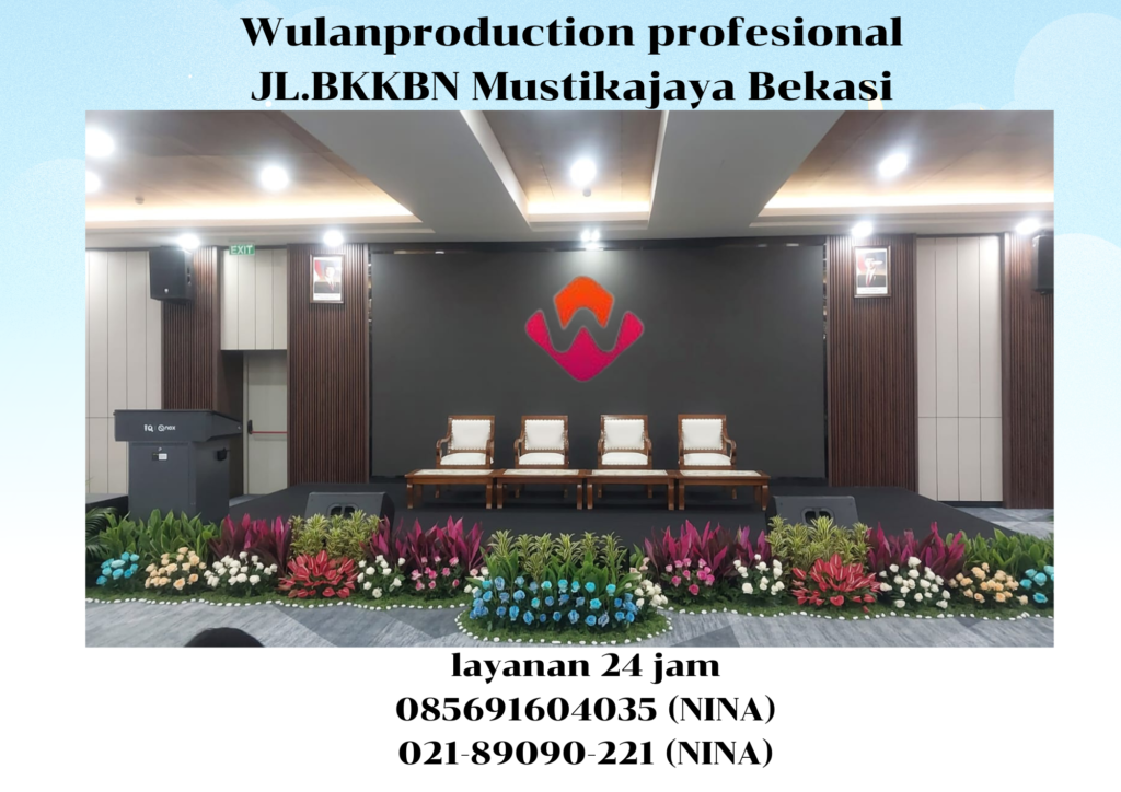 Rental Podium Backdrop Panggung Mini Garden Jatake