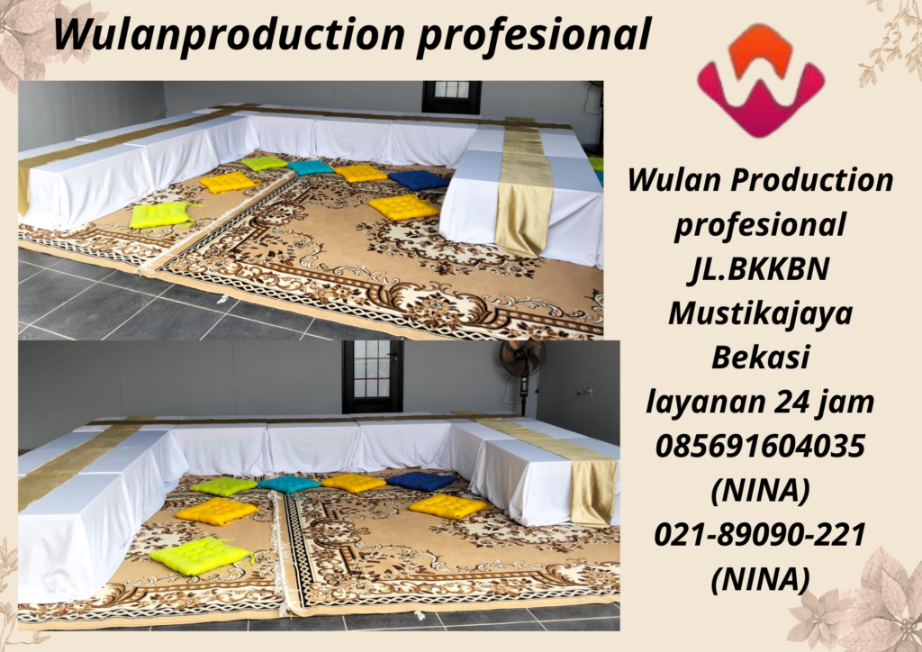 Rental Meja Kotak Lesehan Plus Bantal Lesehan Jakarta