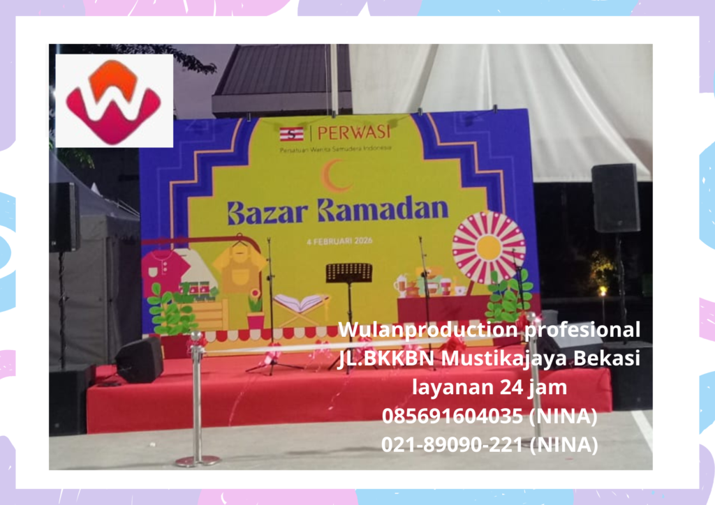Rental Panggung Backdrop Gratis Ongkir Subang