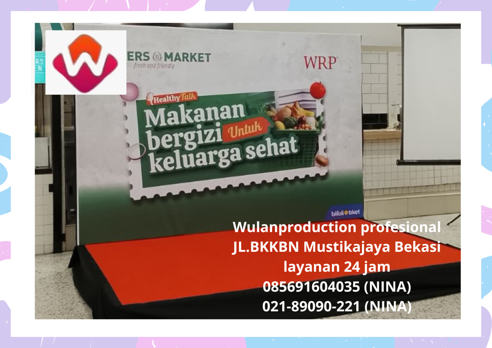 Rental Panggung Backdrop Gratis Ongkir Subang