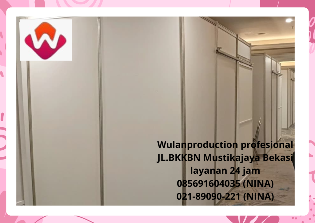 Rental Partisi Ruang Putih Pintu Geser Area BSD