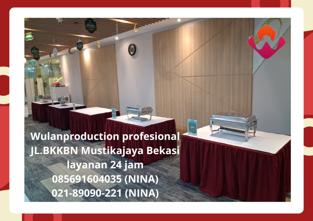 Sewa Aneka Meja Lengkap Taplak Prasmanan Bekasi