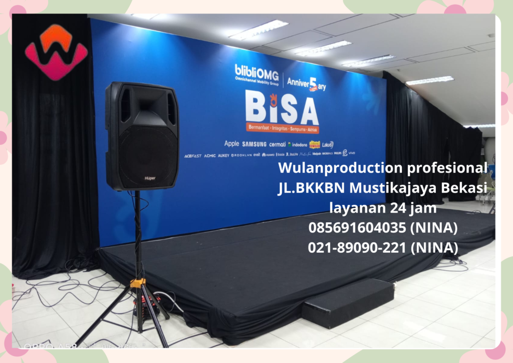 Sewa Backdrop Lengkap Panggung Aneka Model Serang