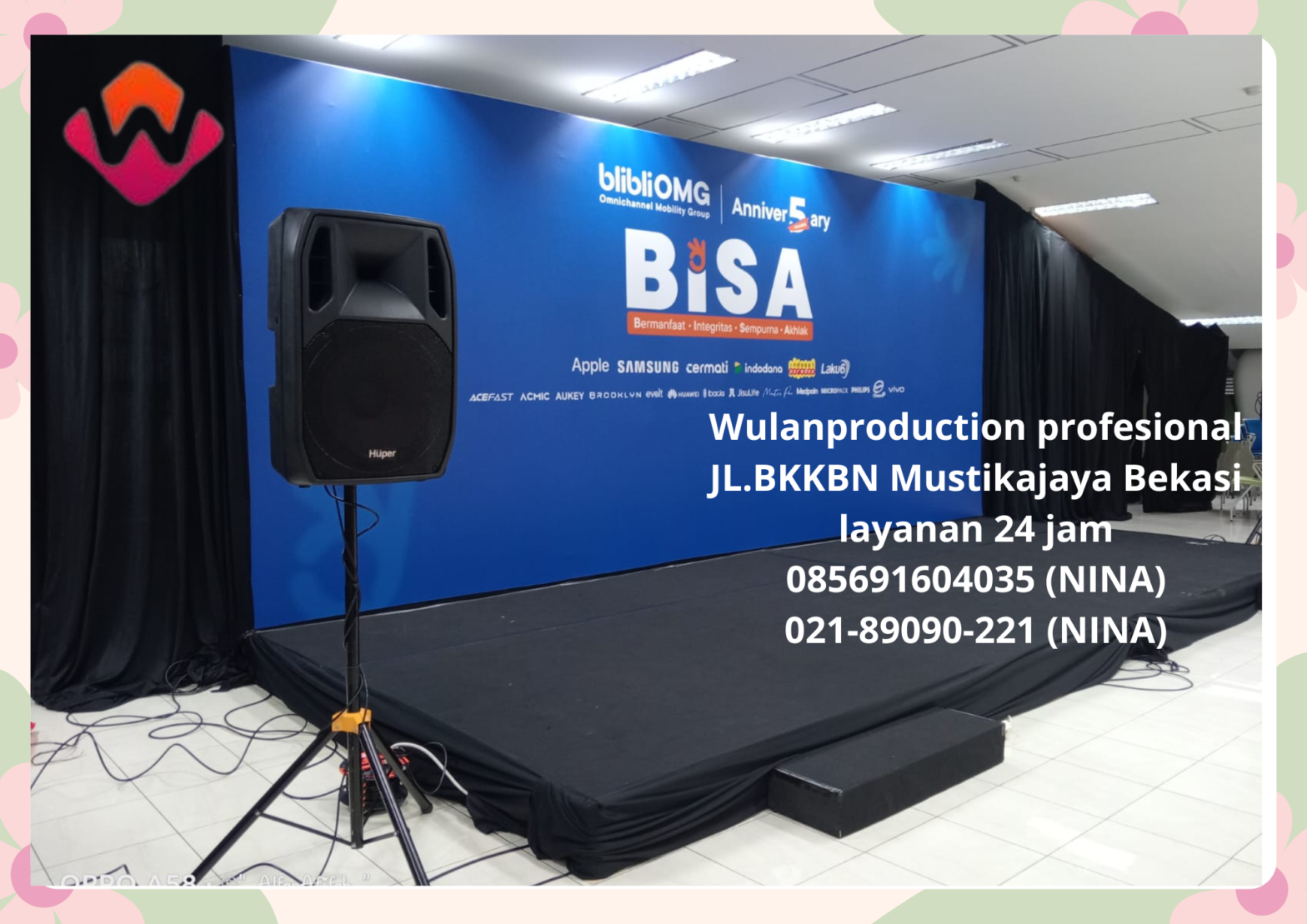 Sewa Backdrop Lengkap Panggung Aneka Model Serang