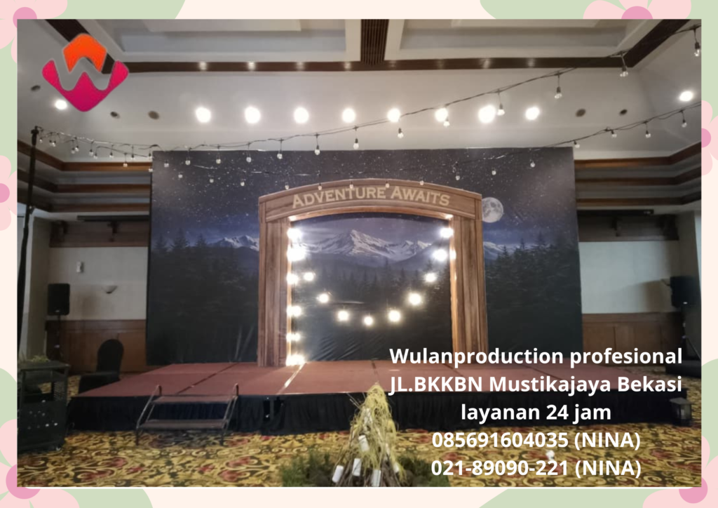 Sewa Backdrop Lengkap Panggung Aneka Model Serang