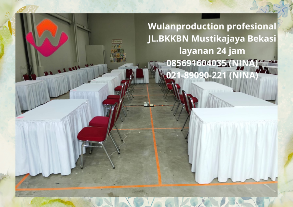 Sewa Kursi Susun Dan Meja Kotak Jakarta