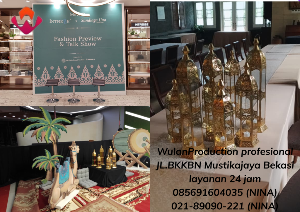 Sewa Lampu Maroko Paket C Lengkap Backdrop Jakarta