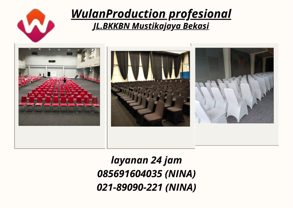 Sewa Meja Kotak Kursi Susun Dan Kursi Tiffany Area Depok