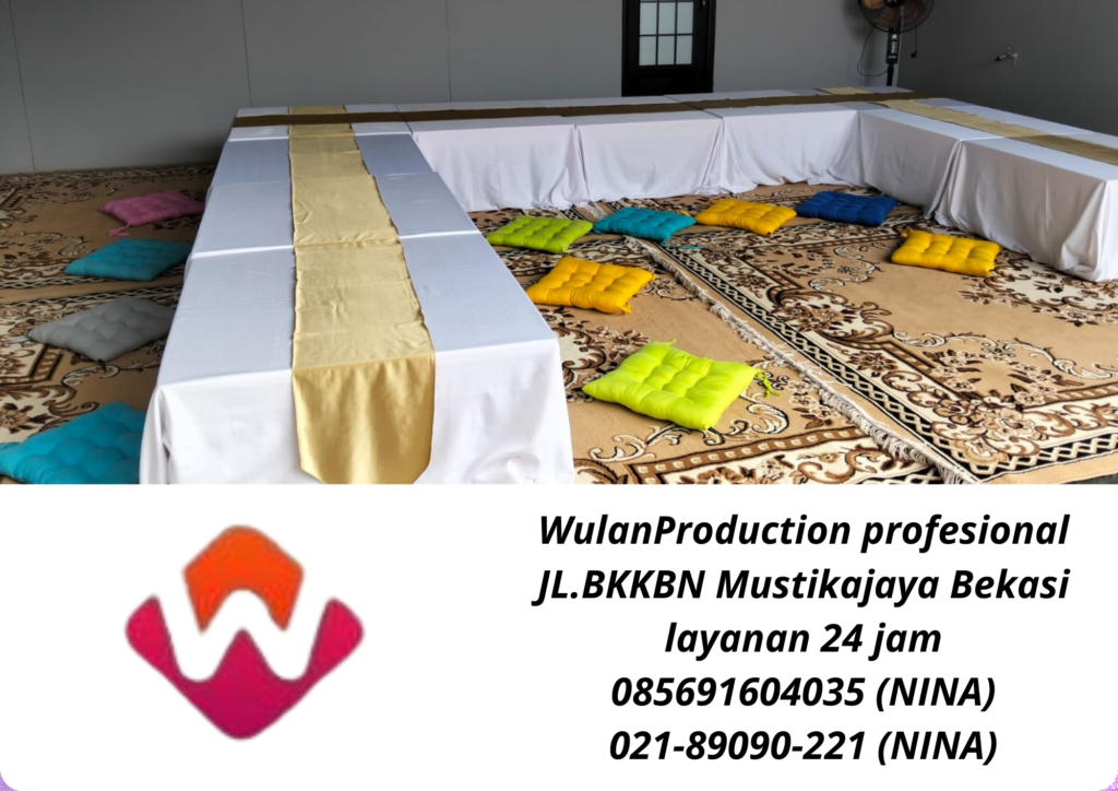 Sewa Paket Lengkap Meja Alas Duduk Dan Karpet Area PIK2 
