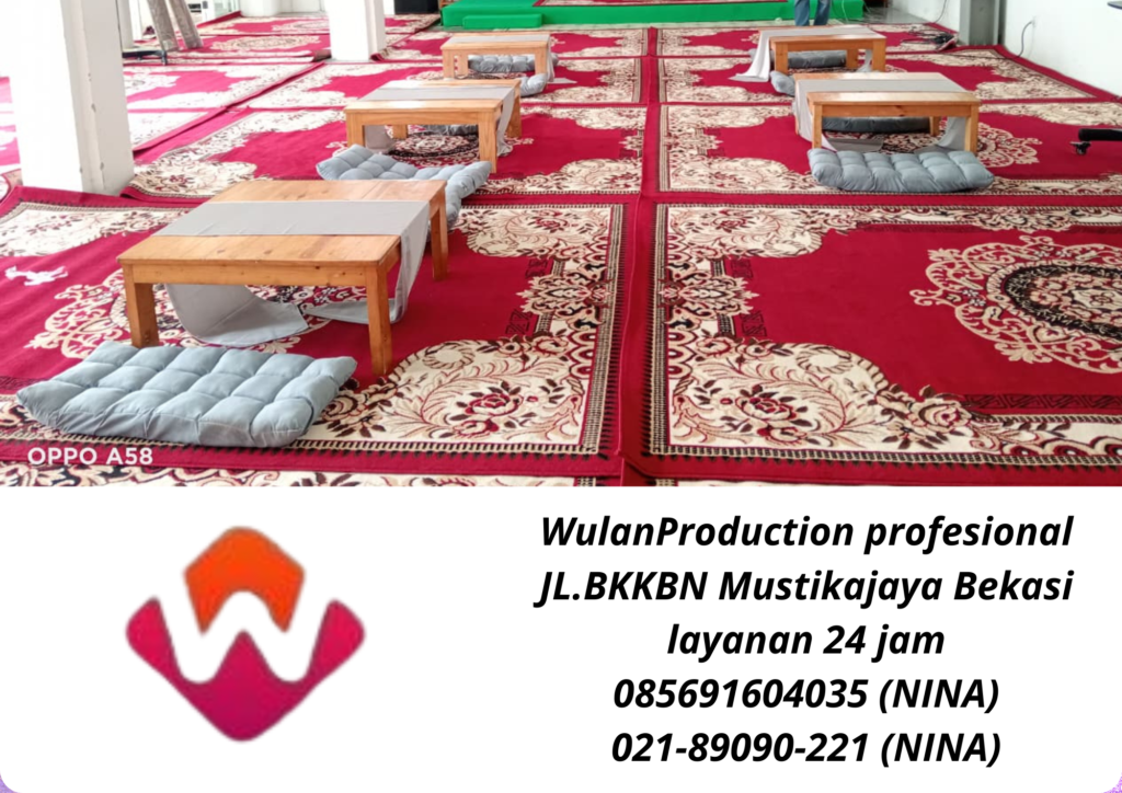 Sewa Paket Lengkap Meja Alas Duduk Dan Karpet Area PIK2 