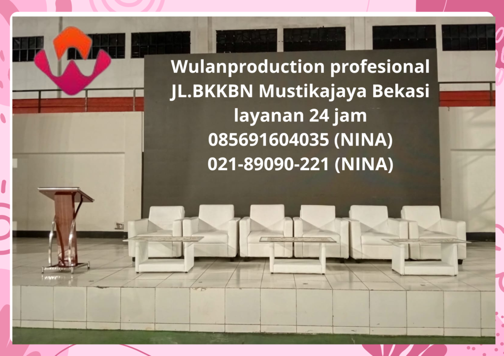 Sewa Sofa Podium Dan Meja Kotak Skirting Putih Banten