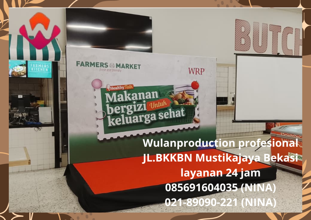 Sewa backdrop Aneka Model Desain Area Bandung