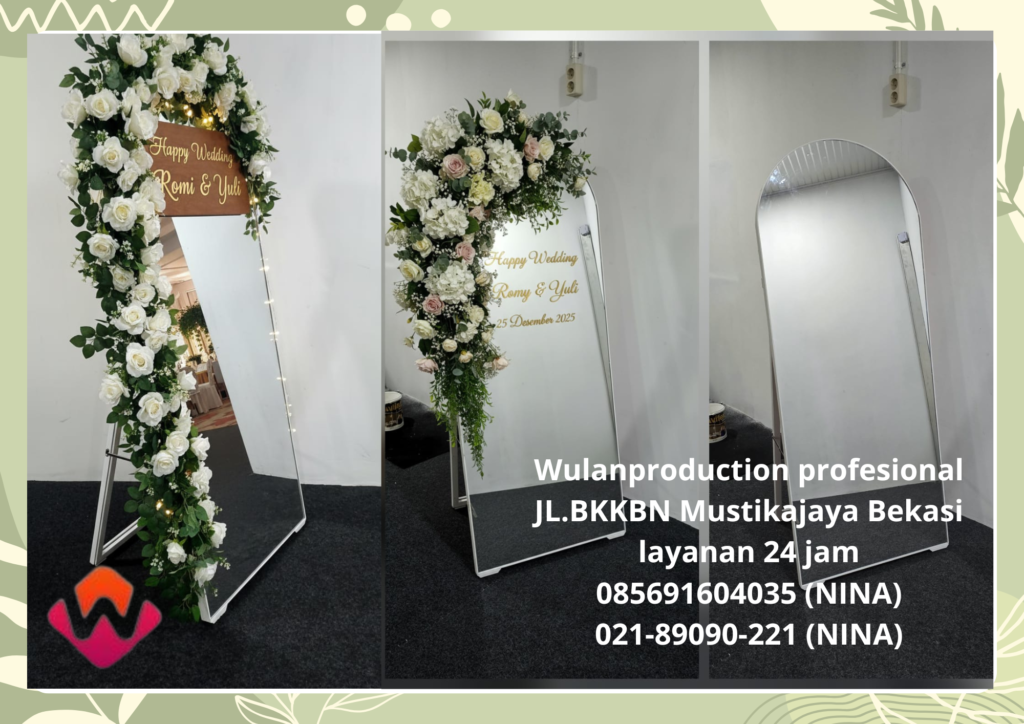 Sewa Standing Mirror dan Kaca Rias Wilayah Jakarta