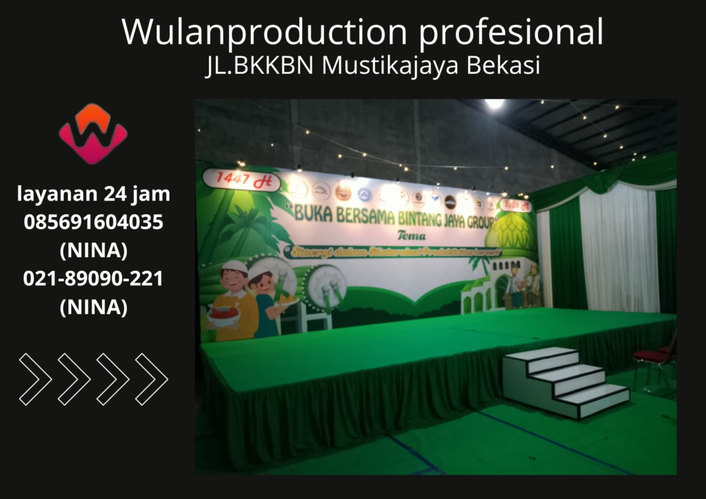 Sewa Panggung Cover Karpet Aneka Pilihan Warna Bandung