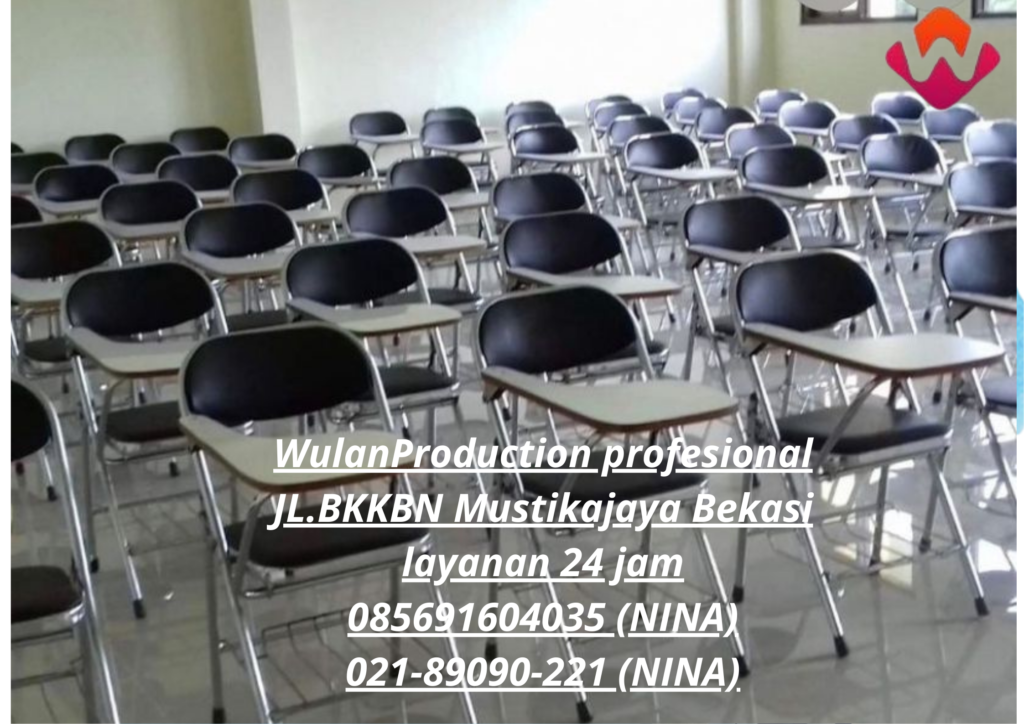 Rental Kursi Kuliah Merah Dan Hitam Area Jakarta