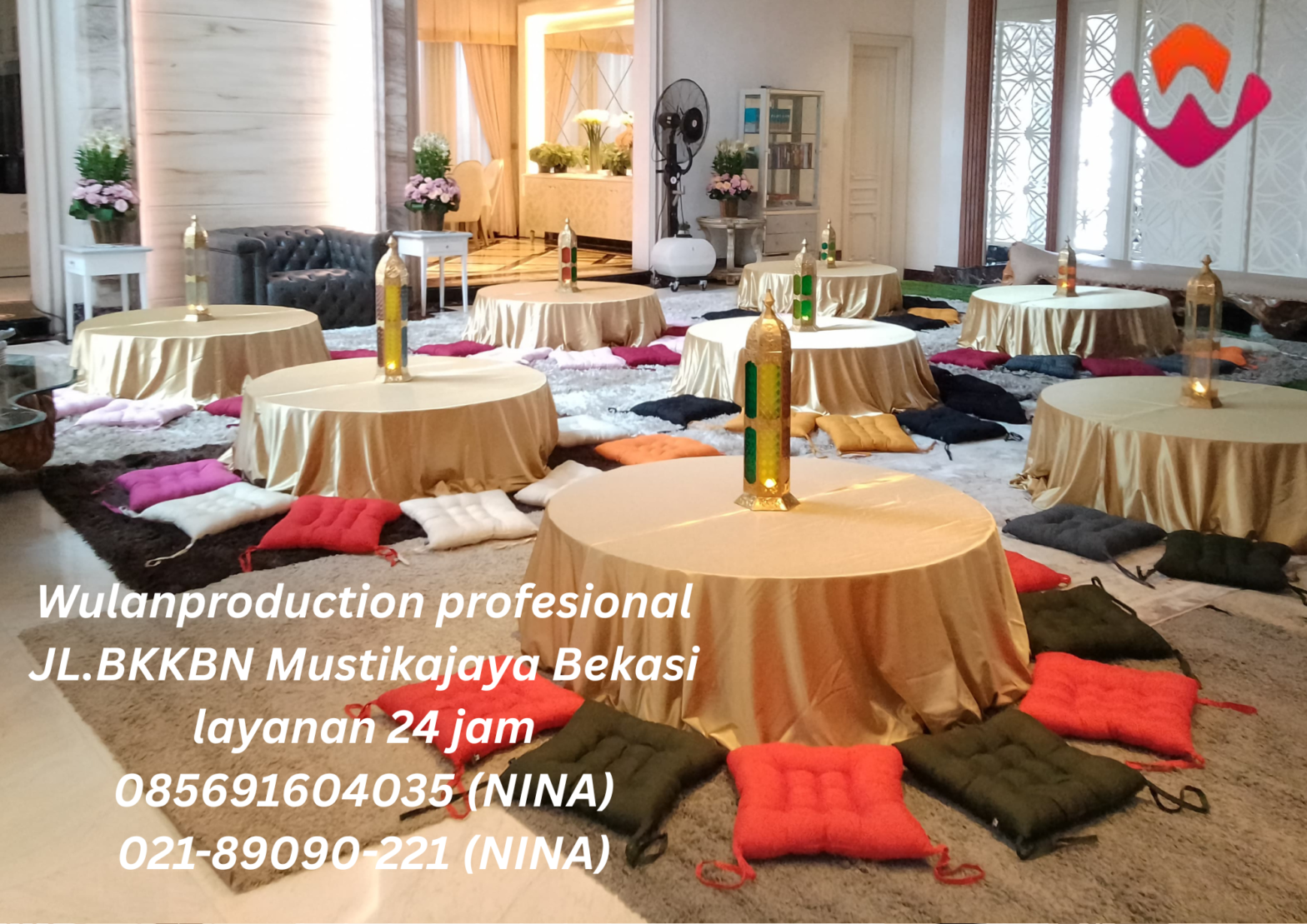 Rental Meja Lesehan Dan Bantal Alas Duduk Bogor
