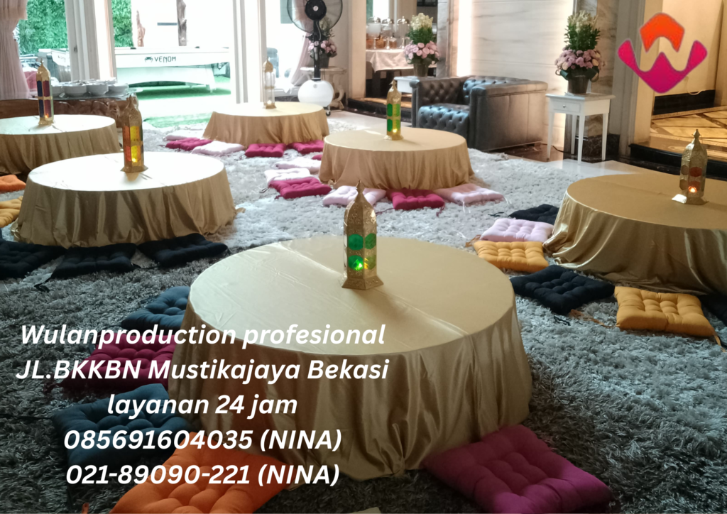 Rental Meja Lesehan Dan Bantal Alas Duduk Bogor