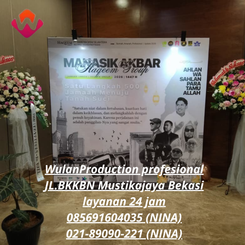 Sewa Backdrop Lengkap Lampu Sorot Free Ongkir Bekasi