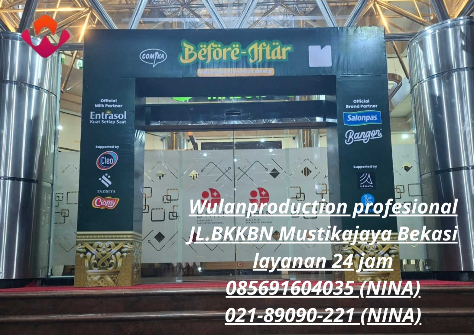 Sewa Frame LED Wings dan Gate SWASANA BRIN Thamrin