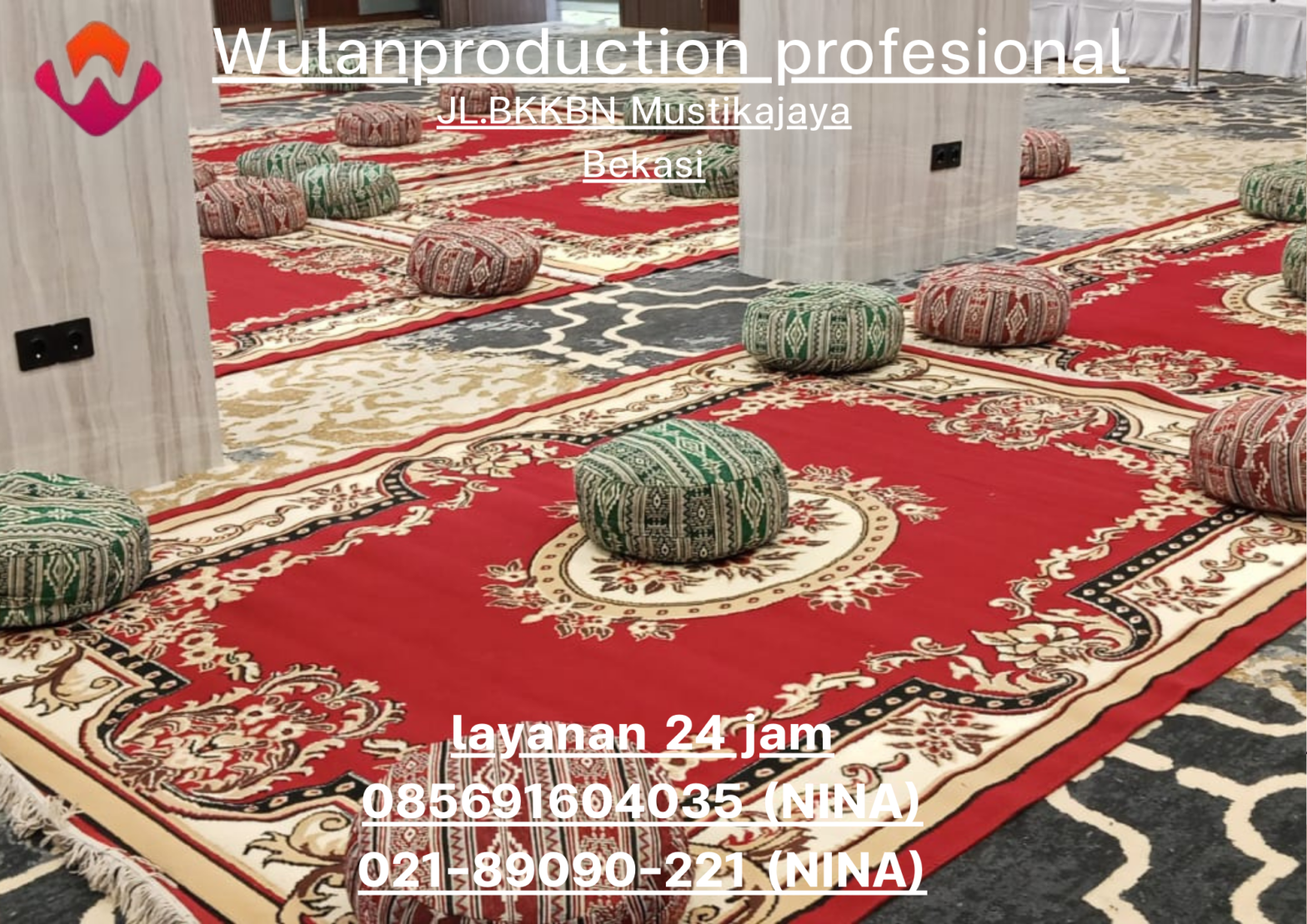Sewa Karpet Permadani Lengkap Alas Duduk Area Jakarta