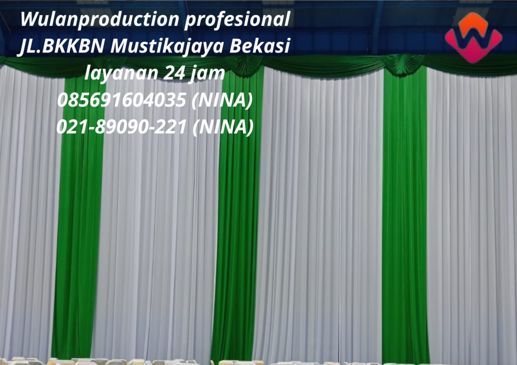 Sewa Kursi Meja Bulat Dan Tirai Filamin Area Bandung