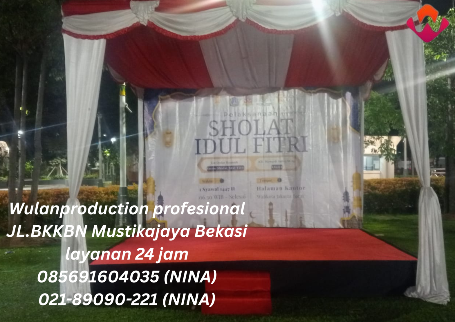 Sewa Panggung Dan Backdrop Outdoor Area Jakarta
