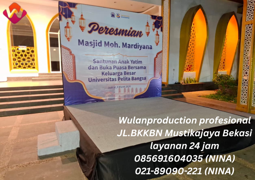 Sewa Panggung Dan Backdrop Outdoor Area Jakarta
