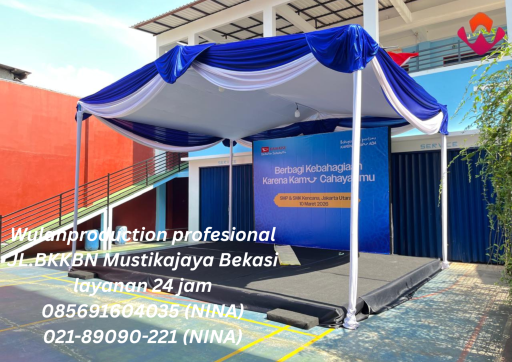 Sewa Panggung Dan Backdrop Outdoor Area Jakarta