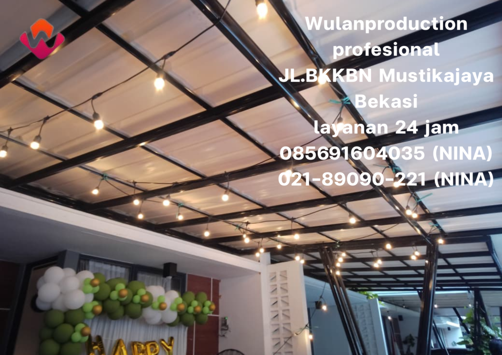 Sewa Tenda Bazar Putih Dan Lampu Taman di Bandung