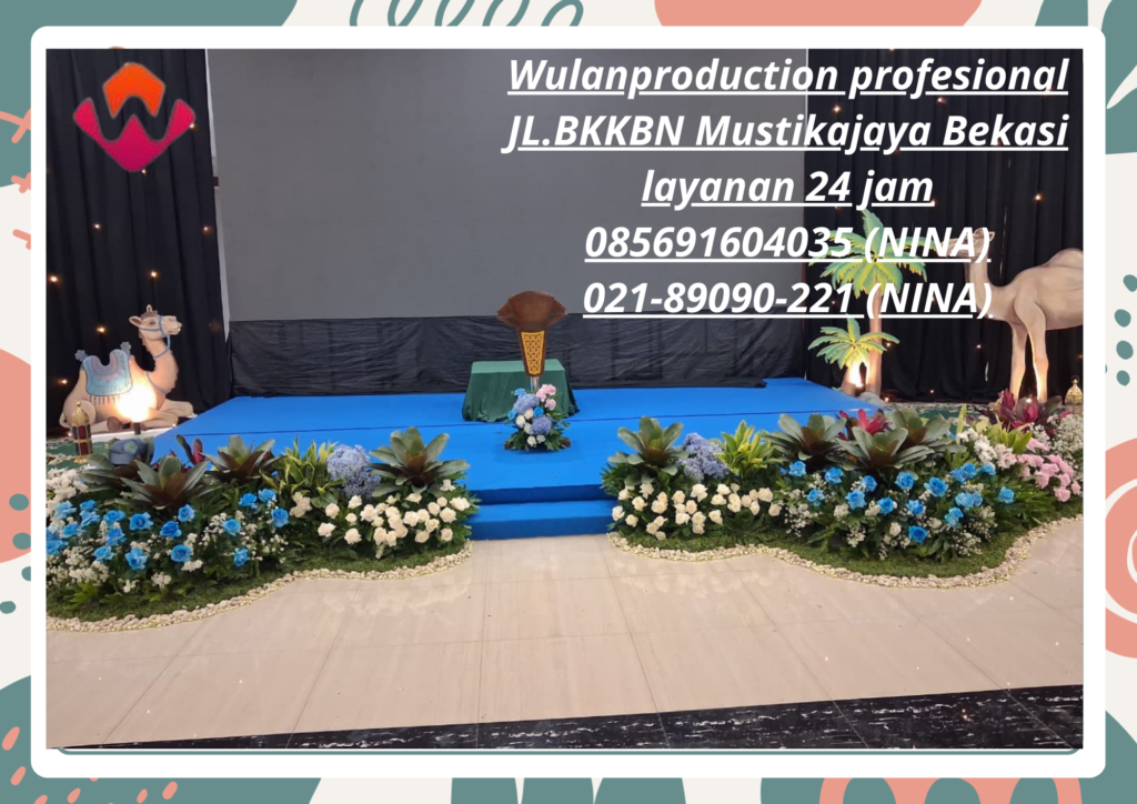 Sewa Set Panggung Lengkap Dekorasi Free Ongkir Area Jakarta