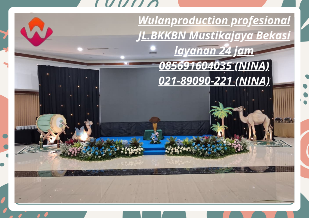 Sewa Set Panggung Lengkap Dekorasi Free Ongkir Area Jakarta