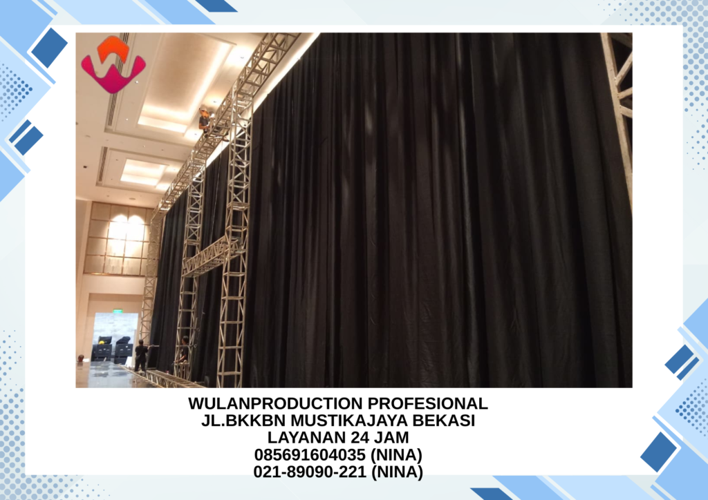 Jasa Sewa Tirai Untuk Event Konser Wilayah Bekasi