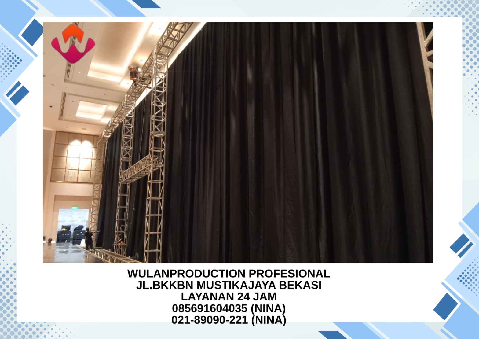 Jasa Sewa Tirai Untuk Event Konser Wilayah Bekasi