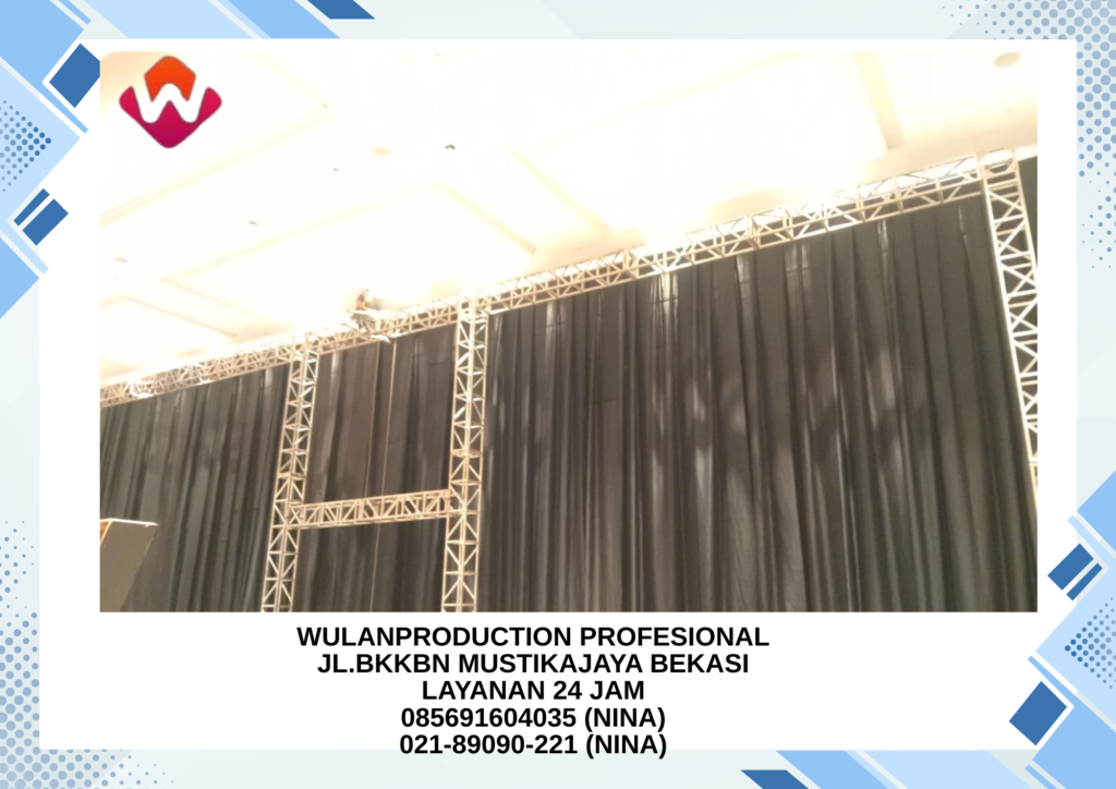 Jasa Sewa Tirai Untuk Event Konser Wilayah Bekasi
