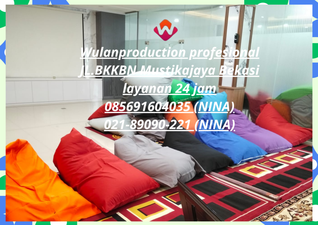 Rental Bean Bag Warna-Warni Dan Aneka Ukuran Area Depok