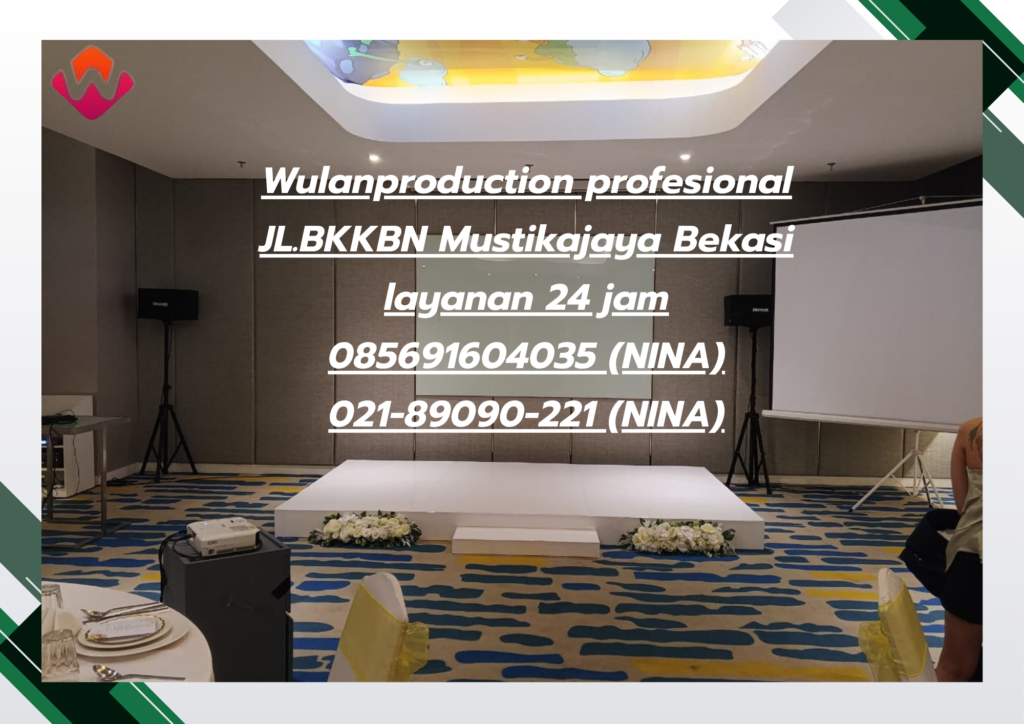 Jasa Sewa Panggung kotak Melamin Putih Jakarta 