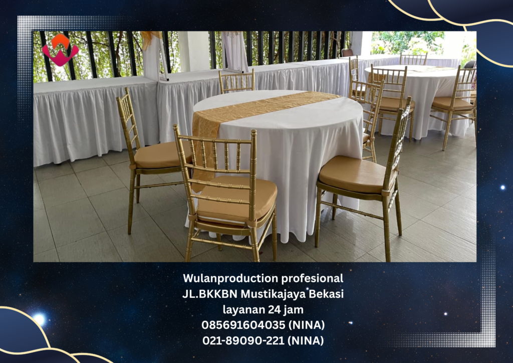 Pusat Sewa Meja dan Kursi Event Terlengkap Area Depok