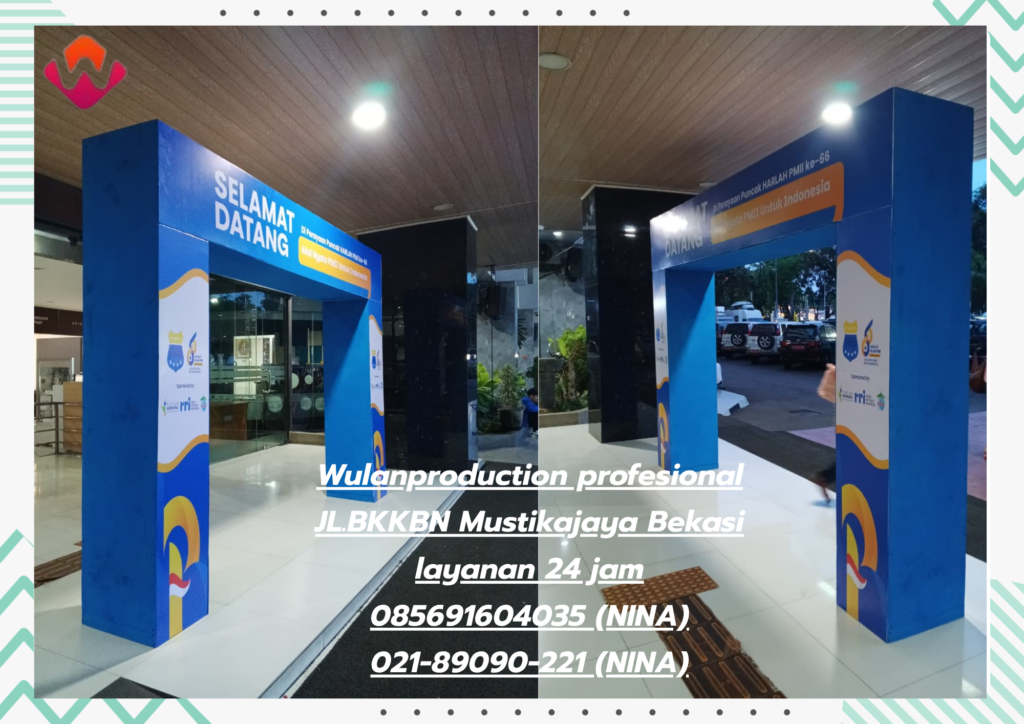Pusat Sewa Welcome Gate Backdrop Photo Booth Bekasi