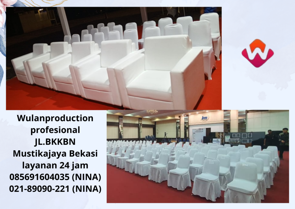 Rental Sofa Kotak Putih Minimalis Dan Kursi Susun Bogor