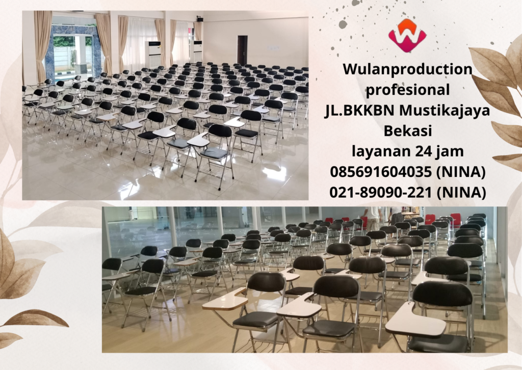 Rental kursi Kuliah lipat Stainless Area Depok