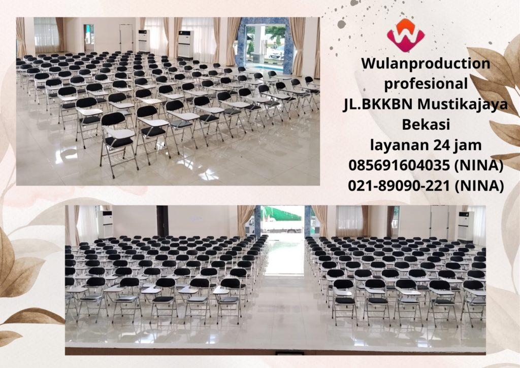 Rental kursi Kuliah lipat Stainless Area Depok