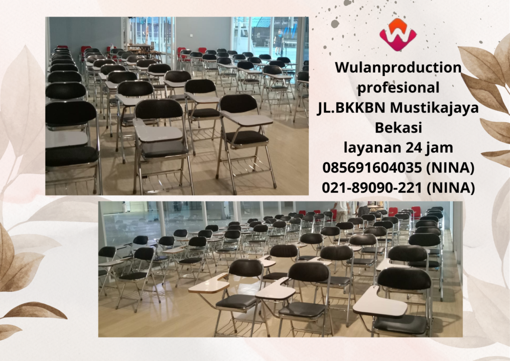 Rental kursi Kuliah lipat Stainless Area Depok