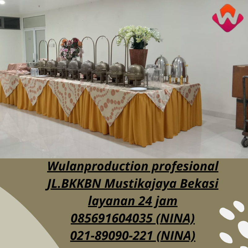 Sewa Alat Catering Lengkap Meja IBM cover Area Menteng