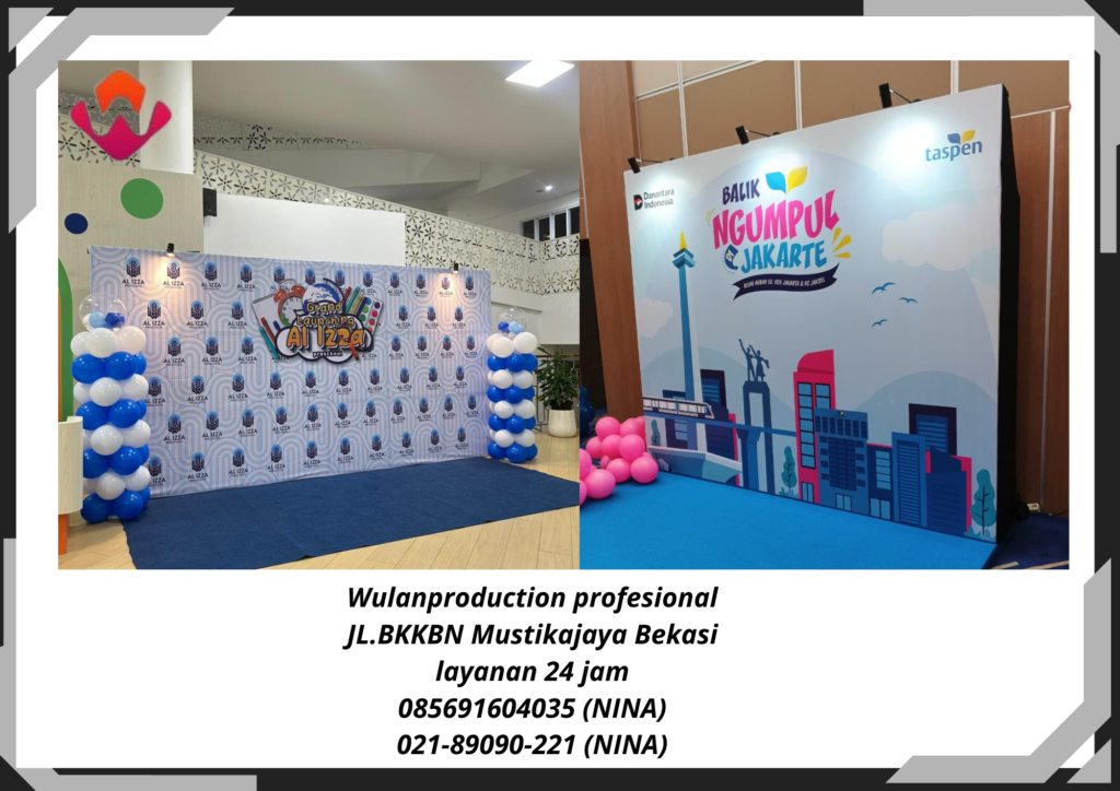 Sewa Backdrop Photo Booth Lampu Spotlight Cikarang