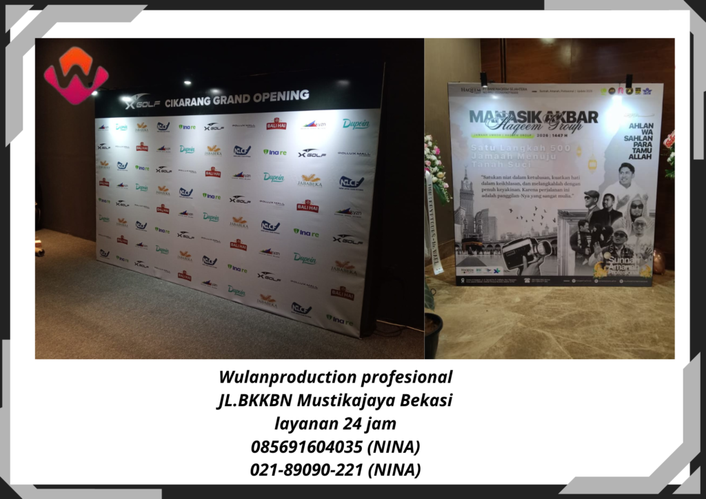 Sewa Backdrop Photo Booth Lampu Spotlight Cikarang