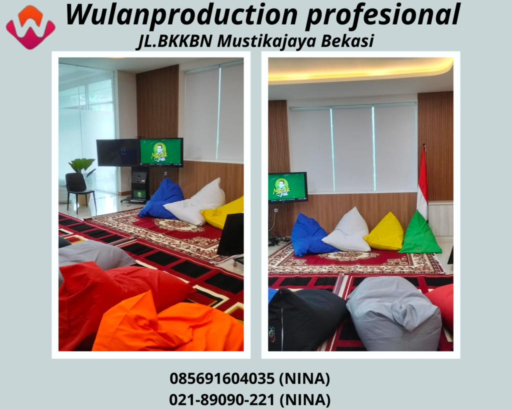 Sewa Beanbag Lengkap Dengan Karpet Permadani Area Meruya