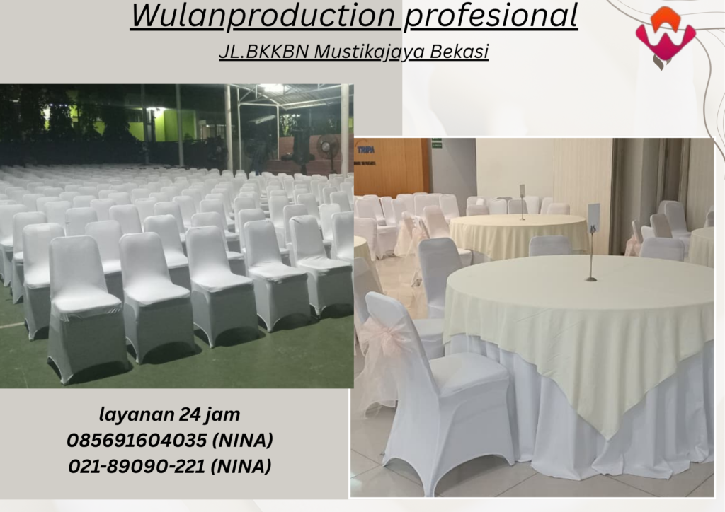 Sewa Cover Meja Dan Sarung Kursi Bersih Area Jakarta
