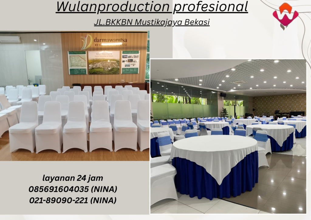 Sewa Cover Meja Dan Sarung Kursi Bersih Area Jakarta